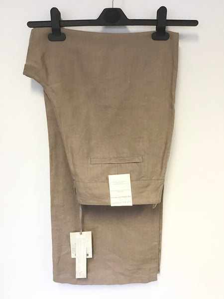 BRAND NEW LAURA ASHLEY CALICO LYMINGTON LINEN WIDE LEG TROUSERS SIZE 18