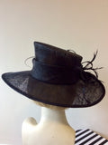 BRAND NEW MAX & ELLIE NAVY BLUE COIL & FEATHER TRIM  FORMAL HAT