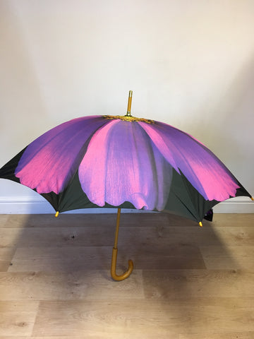 BRAND NEW HAROLD FEINSTEIN SIGNATURE COLLECTION PINK FLOWER UMBERELLA