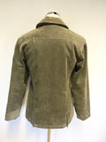 PUFFA COUNTRY LIGHT BROWN ZIP UP COUNTRY JACKET SIZE 10
