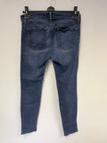 J BRAND INDIGO BLUE VENTURE SKINNY LEG JEANS SIZE 30W/ 29L