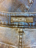 MARCCAIN DARK BLUE STAR PRINT SLIM LEG JEANS SIZE N5 UK16