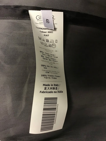 NO 21 BLACK,BROWN & GREY FLORAL PRINT 3/4 SLEEVE PENCIL DRESS SIZE 40 UK 10