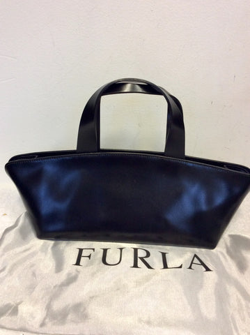 FURLA BLACK TOP HANDLE HANDBAG