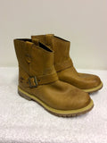 TIMBERLAND TAN LEATHER ANTI FATIGUE LEATHER BOOTS SIZE 8/41.5
