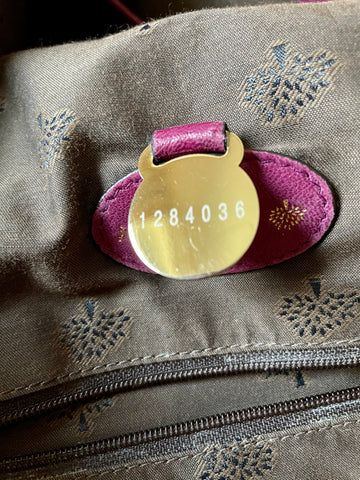 MULBERRY DEEP PINK LARGE LEATHER GRETA HOBO SHOULDER BAG