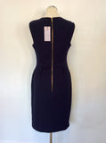 BRAND NEW COAST ARENA NAVY BLUE PENCIL DRESS SIZE 14