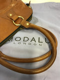 MODALU PIPPA CHESTNUT BROWN LEATHER TOTE BAG