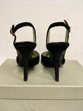GUESS BLACK SUEDE SLINGBACK HEELS SIZE 5/38