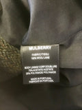 MULBERRY BLACK,GREY & BROWN TWEED WOOL DOUBLE BREASTED JACKET SIZE 8 FIT UK 10