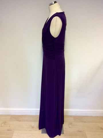 BRAND NEW PLANET PURPLE SPECIAL OCCASION/ EVENING MAXI DRESS SIZE 12
