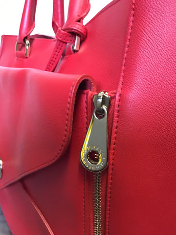 MULBERRY HIBISCUS CLASSIC WILLOW SILKY CALF LEATHER TOTE BAG