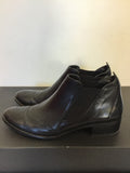 PAUL GREEN BLACK LEATHER CHELSEA BOOTS SIZE 7/40