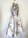 BRAND NEW CHI CHI ERIKA PALE LILAC FLORAL PRINT FIT & FLARE DRESS SIZE 12