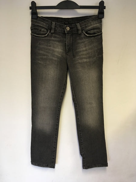 KSUBI GREY STRAIGHT LEG JEANS SIZE 10