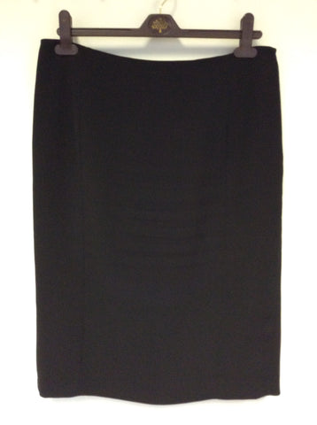 HOBBS BLACK PENCIL SKIRT SIZE 14
