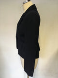 HOBBS NAVY BLUE WOOL JACKET SIZE 10