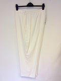 BRAND NEW WINDSMOOR WHITE FORMAL TROUSERS SIZE 20
