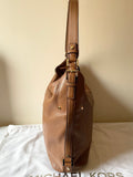 MICHAEL KORS TAN LEATHER LARGE SHOULDER BAG