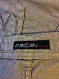 MARCCAIN LIGHT BROWN COTTON JEANS SIZE N5 UK 14/16