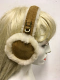 UGG CHESTNUT SHEEPSKIN EAR MUFFS ONE SIZE
