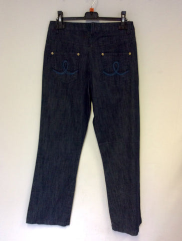 BRAND NEW EMRECO DARK BLUE CHLOE JEANS SIZE 10