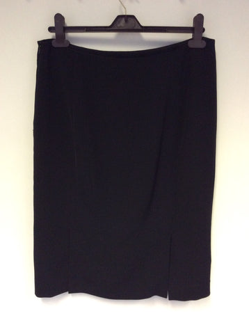 HOBBS BLACK PENCIL SKIRT SIZE 14