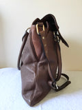 WHISTLES TAN BROWN LEATHER LARGE SHOULDER/ CROSS BODY BAG