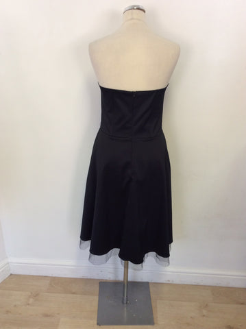 THERAPY BLACK STRAPLESS OCCASION DRESS SIZE 12