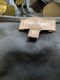 PHASE EIGHT BLACK LARGE SEQUINNED COCKTAIL DRESS SIZE 10