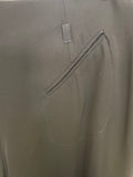 ARMANI COLLEZIONI BLACK 100% SILK HIGH RISE WIDE LEG TROUSERS  SIZE 48 UK 16