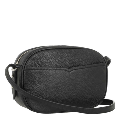 KATE SPADE ANNABEL BLACK LEATHER TASSEL TRIM CROSS BODY/SHOULDER CAMERA BAG