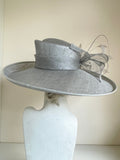FAILSWORTH SILVER GREY WIDE BRIM  SPECIAL OCCASION HAT