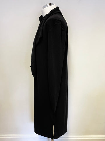 BRAND NEW BY MALENE BIRGER GULIA BLACK LONG SLEEVE SHIFT DRESS SIZE S