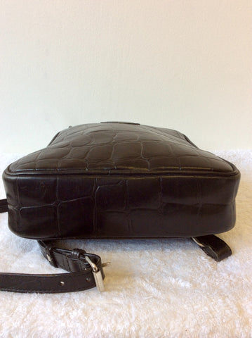 MULBERRY BLACK LEATHER CONGO BACK PACK/ SHOULDER BAG