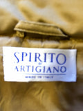 SPIRITO DI ARTIGIANO CHAMPAGNE GOLD LIGHTLY PADDED JACKET SIZE 22