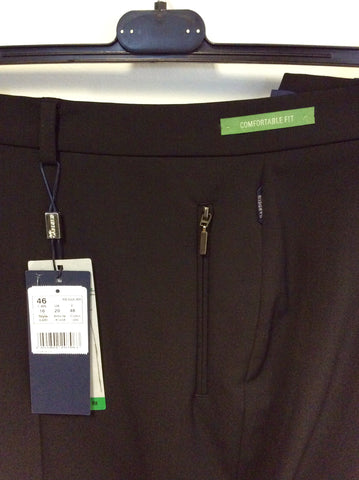 BRAND NEW ATELIER GARDEUR BLACK KARI COMFORT FIT TROUSERS SIZE 20