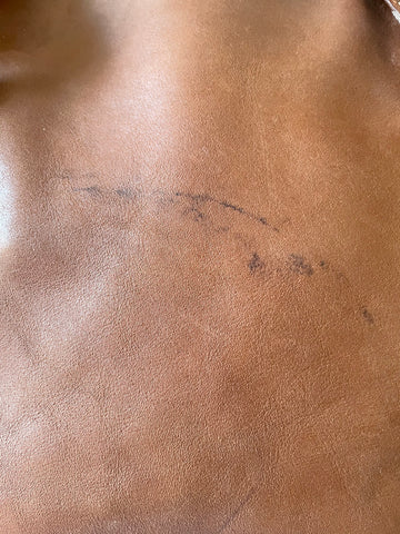 EMPORIO ARMANI TAN LARGE LEATHER TOTE BAG