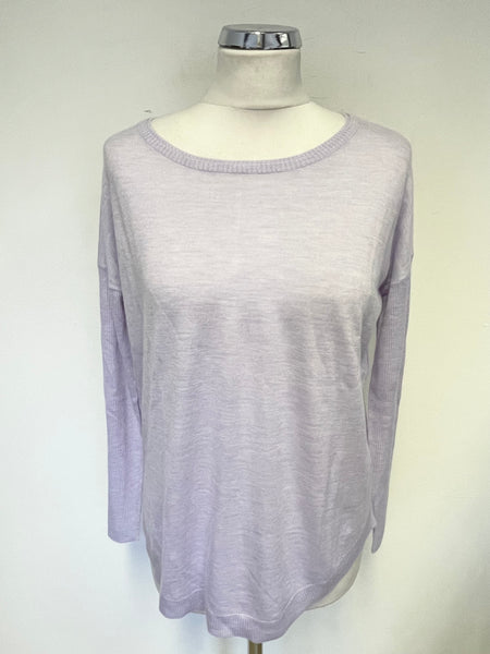 BRAND NEW PURE COLLECTION LILAC 100% SUPERFINE CASHMERE JUMPER SIZE 10