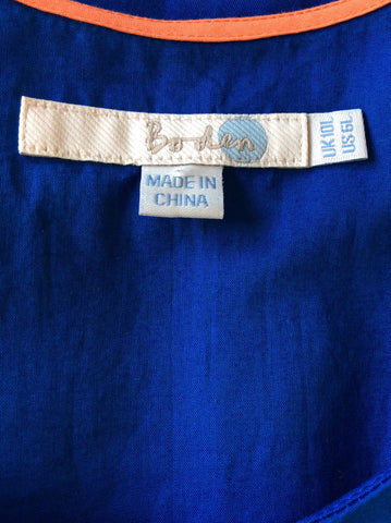 BODEN COBALT BLUE BOW FRONT PENCIL DRESS SIZE 10L
