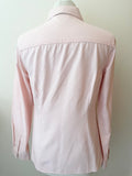 RALPH LAUREN US POLO ASSN PINK COTTON LONG SLEEVED SHIRT SIZE M