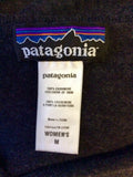 PATAGONIA DARK GREY CASHMERE LONG SLEEVE JUMPER SIZE M