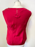COAST RED SLEEVELESS TOP SIZE 12
