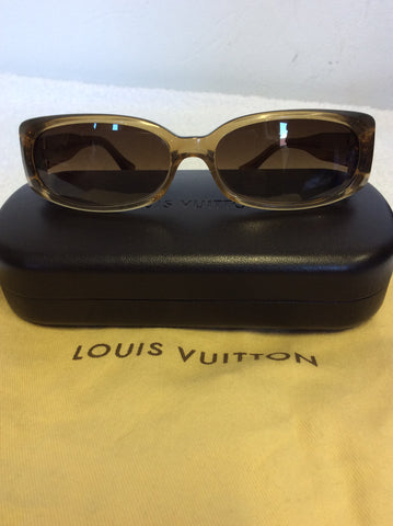 LOUIS VUITTON HONEY BROWN GLITTER SOUPÇON SUNGLASSES