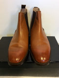 BRAND NEW LACEYS ALL LEATHER TAN CHELSEA BOOTS SIZE 5/38