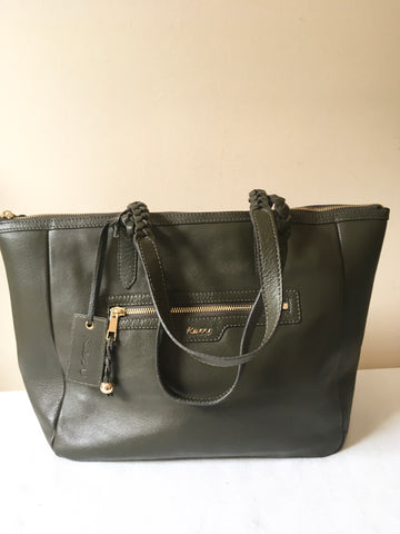 BRAND NEW KEW DARK GREEN LEATHER SHOULDER BAG