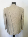 BRAND NEW CORTEFIEL BEIGE 100% LINEN TAILORED JACKET SIZE 52 UK 42