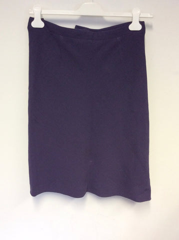 MULBERRY HEATHER CREPE A LINE SKIRT SIZE 12