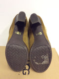 NEW UGG BROWN DANDYLION II HEELED ANKLE BOOTS SIZE 6.5/39