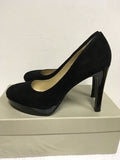 MINT VELVET BLACK SUEDE HEELS SIZE 6/39